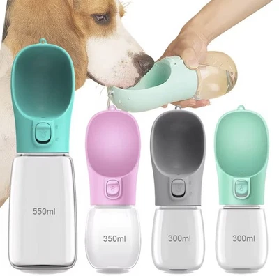 Dog Water Bottle Portable Leakproof Pet Travel Feeder Drinking Bowl for Cats Dog - Image 1 of 4