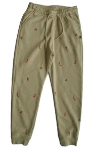 Nike Air Jordan Estampado Completo Polar Jogger Para Hombre Talla M Beige Nuevo - Imagen 1 de 7