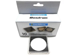40 mm - 10 quadratische Quadrum Münzkapseln für 10 EURO, 2000 Ptas Common - Bild 1 von 6