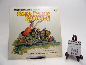 Vtg Vinyl LP 33 RPM Walt Disney's Story Of Swiss Family Robinson Kevin Corcoran - Picture 1 of 5