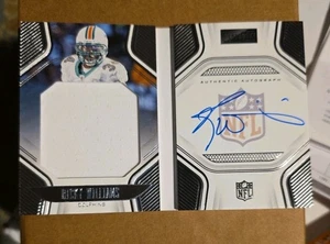 Folleto Panini Playbook 2022 en tarjeta autógrafo Ricky Williams folleto #'d 36/99 - Imagen 1 de 6