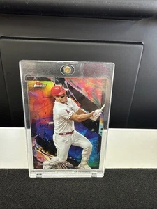 2024 Topps Finest OIL SPILL REFRACTOR Mike Trout - SSP - Picture 1 of 3