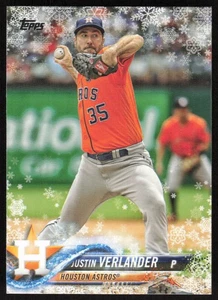 2018 Topps Holiday #HMW20 Justin Verlander - Picture 1 of 2