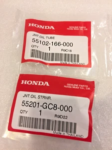 Honda Nb50 Nh80 Nh125 Se50 Sb50 Joint Oil Strainer & Oil filter Set Genuine. - Picture 1 of 3