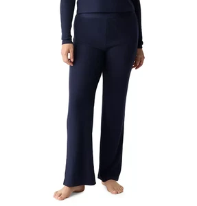 GAP BODY Ribbed High-Rise Pajama Pants NAVY L - Picture 1 of 5