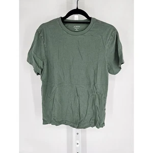 J Crew Womens Sz M Broken In Crew Neck T Shirt Sage Green - Picture 1 of 3