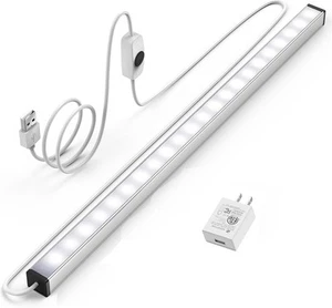 Under Cabinet Led Lighting 12 Inch Light Strip Bar Daylight White 5000K Dimma... - Picture 1 of 7