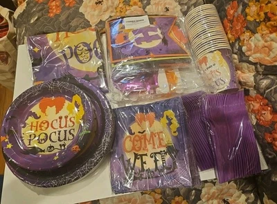 Hocus Pocus Party Supplies,All in One Pack  Theme Party Supplies - Image 1 of 4