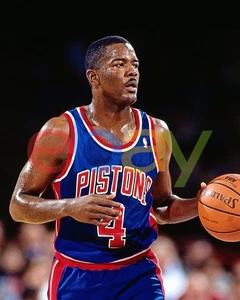 Foto de baloncesto de la NBA Joe Dumars Mid Game Action Detroit Pistons 8x10 - Imagen 1 de 1