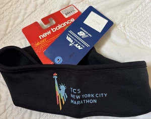 New York City Marathon New Balance Adult Black Headband NWT - Picture 1 of 7