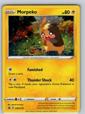 Morpeko - SWSH116 Holo Promo SWSH: Sword & Shield Promo Cards NM - Image 1 of 2