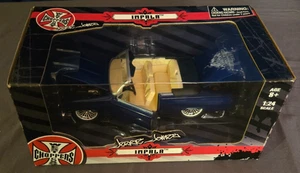 NEW Blue 2005 West Coast Choppers Jesse James Impala 1:24 Scale Diecast Car New - Picture 1 of 6