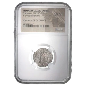 Rare Roman Ae Of Postumus (AD 260-269) - NGC CH-VF Certified Coin - Picture 1 of 2