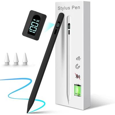 For Apple Pencil Stylus Pen for iPad/iPad Air/iPad Pro/iPad mini, Fast Charging - Image 1 of 4