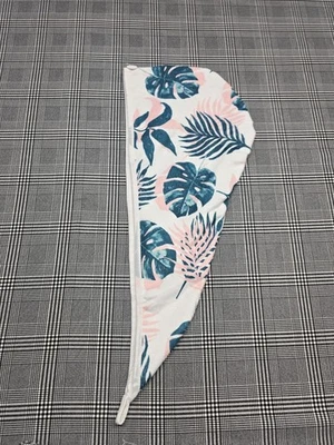 Toalla/envoltura para cabello con estampado de flores Spa Solutions nueva Foto 1 de 4