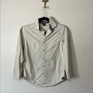 Patagonia Boys Long Sleeve Button Down Shirt Medium - Picture 1 of 3