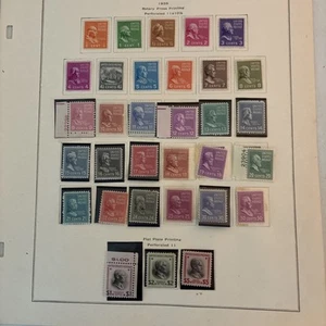 Collection Of Us Mint Nh On Page In Mounts Scott 803-834 265 - Picture 1 of 2