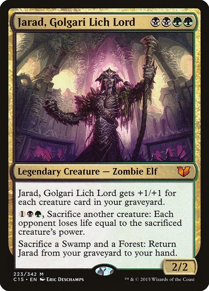 MTG Jarad, Golgari Lich Lord  - Commander 2015 #223 - Image 1 of 1