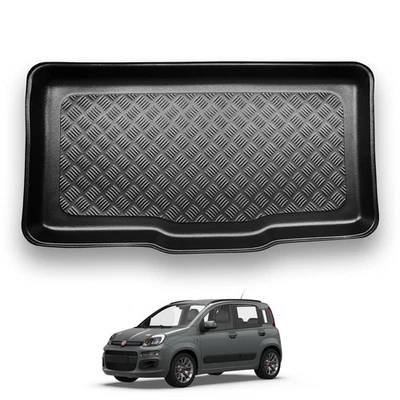 NOMAD Boot Liner for Fiat Panda 2012+ Tailored Fit Car Boot Floor Lower Position - Image 1 of 4