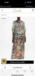 Camilla Mickey Takes A Trip Silk Kaftan OS - Picture 1 of 8