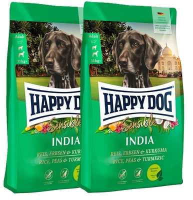 Happy Dog Supreme Sensible India 2x10kg vegetarisch glutenfrei Hundefutter - Bild 1 von 4
