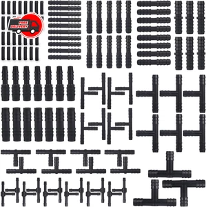 115Pcs Universal Vacuum Line Fittings Kit - 12 Size Hose Connectors Assortment - Picture 1 of 8