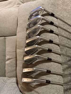 EXCELLENT Mizuno T-Zoid Pro irons set 3 - PW S300 Stiff Sensicore w/ Tour Velvet - Image 1 of 4