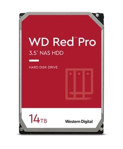 WD Red Pro 14TB NAS 3.5" Internal Hard Drive - 7200 RPM Class, SATA 6 Gb/s, CMR, - Afbeelding 1 van 10