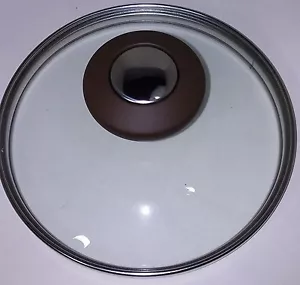 NUOVO COOK'S ESSENTIALS 14 CM 5,5" COPERCHIO VETRO POMELLO MARRONE PER PENTOLA, CASSERUOLA, PADELLA - Foto 1 di 2