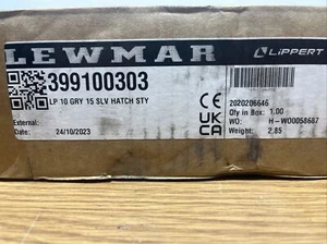 Lewmar Low Profile 10 Gray 15 SLV Hatch STY 399100303 - Picture 1 of 14