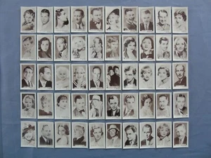 Facchino Set of 100 Cinema Stars 1936 - Mint - Picture 1 of 6