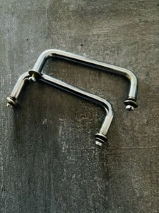 2x Handgriff Maschinengriff Griff Maschine D8 Länge 96mm Höhe 30 Stahl Verzinkt - Bild 1 von 2