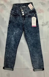 KEINE GRENZEN DAMEN/JUNIOR HIGH RISE SKINNY 3 KNÖPFE JEGGINGS GRÖSSE 1 - Bild 1 von 3