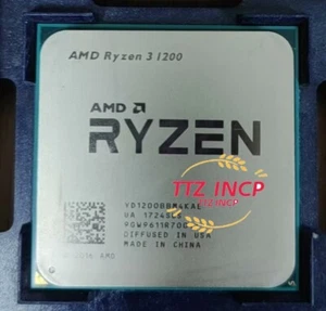 AMD Ryzen 3 1200 R3-1200 3.1GHz 4Core 3400MHz Socket AM4 65W CPU Processor - Picture 1 of 2