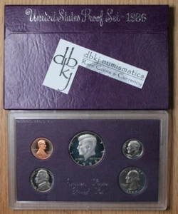 1986 S US Mint Proof Set - OGP - Picture 1 of 3