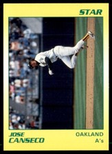 1990 Star Jose Canseco (Yellow) Jose Canseco Oakland Athletics #11
