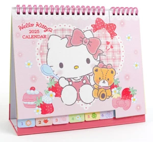 Calendario de escritorio Hello Kitty 2025~2026 planificador de programación de pie con páginas de notas - Imagen 1 de 2