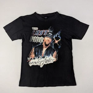 Vintage Y2K Wrestling The Undertaker Black T-Shirt Size: Large 'The Last Ride' - Picture 1 of 7