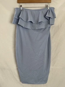Vestido de poliéster azul sin tirantes Shein Curve para mujer talla 0XL - Imagen 1 de 15