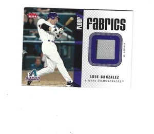 2006 Fleer Fabrics #LG Luis Gonzalez Jsy ARIZONA   DIAMONDBACKS - Picture 1 of 1