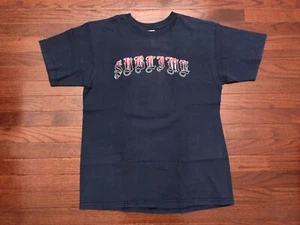 2002 SUBLIME BAND T SHIRT MENS LARGE BLUE RED LONG BEACH CALIFORNIA ROCK SKA L - Picture 1 of 6