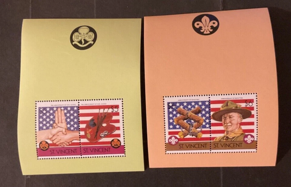 St Vincent Scott #922-922a never hinged - Image 1 of 1