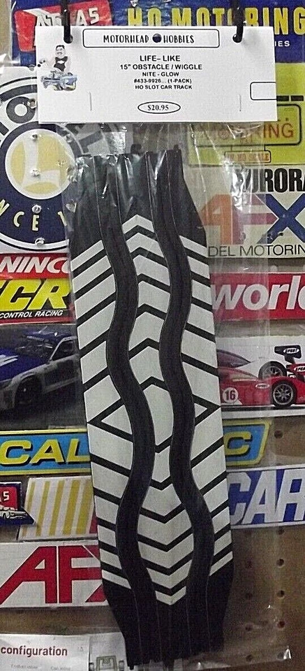 LIFE-LIKE, 15" OBSTÁCULO MENEO NITE-GLOW HO SLOT CAR TRACK, #433-9926, (1-PACK) Foto 1 de 1