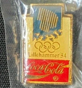 1994 Lillehammer Winter Olympics XVII Coca Cola Pin - Picture 1 of 2