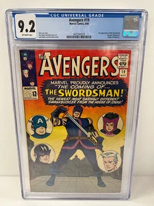 Avengers #19 - Marvel Comics, 8/1965 - CGC GRADED 9.2 - OW PAGES - Stan Lee - Picture 1 of 2