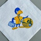 Vintage State of Kansas Centennial Napkin Jayhawk Mascot 1961 Ephemera