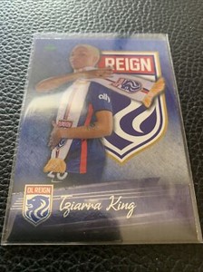 2021 Parkside NWSL Premier Edition TZIARRA KING Reign Foil Parallel 