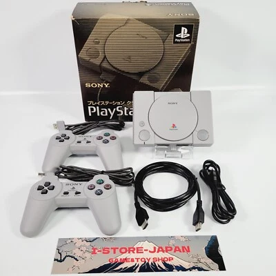 Consola de juegos Sony PlayStation Classic PS1 SCPH-1000RJ caja completa probada Japón Foto 1 de 4