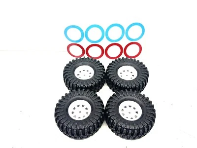 Redcat Racing Pre-Glued Ascent MT-9 Mud Terrain Tires & 12mm 1.9" Wheels #13937 - Image 1 of 4