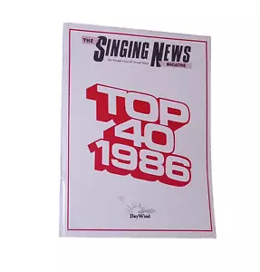 Vintage SINGING NEWS Magazine Top 40 Songbook 1986 Southern Gospel Music Songs - Picture 1 of 7